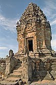 Bakong temple - the central sanctuary on the top of the pyramid.